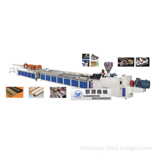 CE/SGS/ISO9001 PVC Profile and Wood-Plastic Extrusion Line